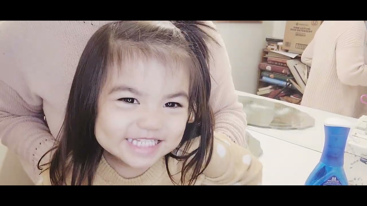 Cleaning my vanity with my one and only toddler YouTube