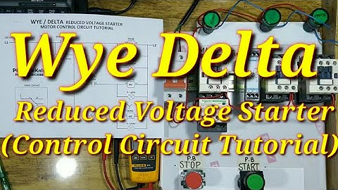 WYE - DELTA  or STAR DELTA Motor Control Circuit Tutorial (Tagalog) (#11) pinoy teknisyan