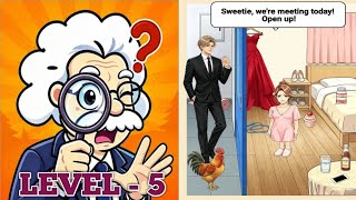 Brain Puzzle Saga: IQ Test Level 5 | Online Love Meetup Walkthrough Solution  screenshot 3