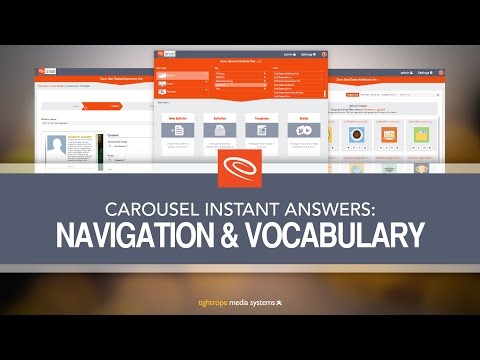 Carousel Training: Navigation & Vocabulary