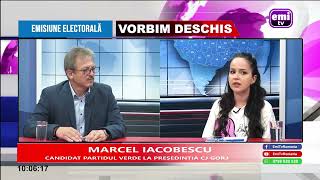 VORBIM DESCHIS - EMISIUNE ELECTORALĂ - MARCEL IACOBESCU - PARTIDUL VERDE -  27 05 2024