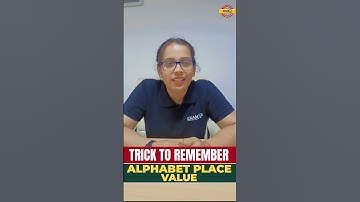 Trick To Remember Alphabet Place Value || BY RIDHI MA
