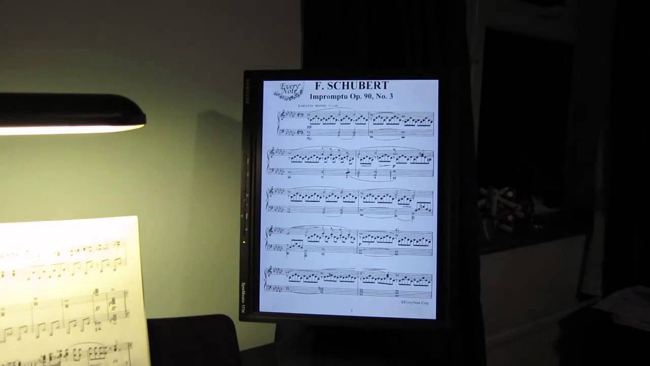 Turning pages of sheet music with the piano pedals YouTube