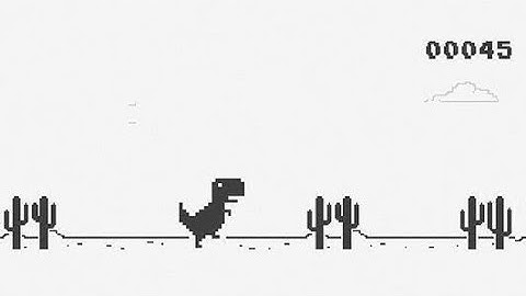 Electronic device/Arduino that plays Google dinosaur game//Creative TechMaster