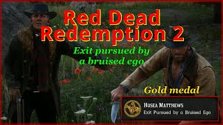 RDR2 - Mission #11 - Exit pursued by a bruised ego, New game GOLD walktr., HIGH HONOR, PC, 4K, ULTRA
