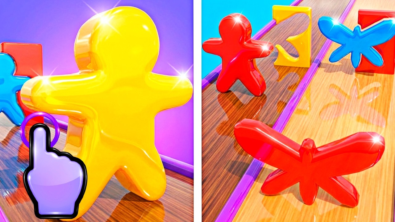 Special Primary Paints Slimy Race 3D - Slimy Right Shape Run - iOS Android GamePlay #23