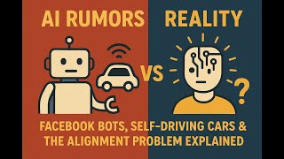 AI Rumors vs Reality | Facebook Bots, Self-Driving Cars &amp; The Alignment Problem Explained