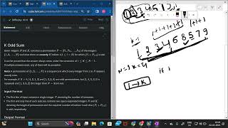 Celebrity K Odd Sum || Codechef Starters 119 || Complete solution with explanation Profile