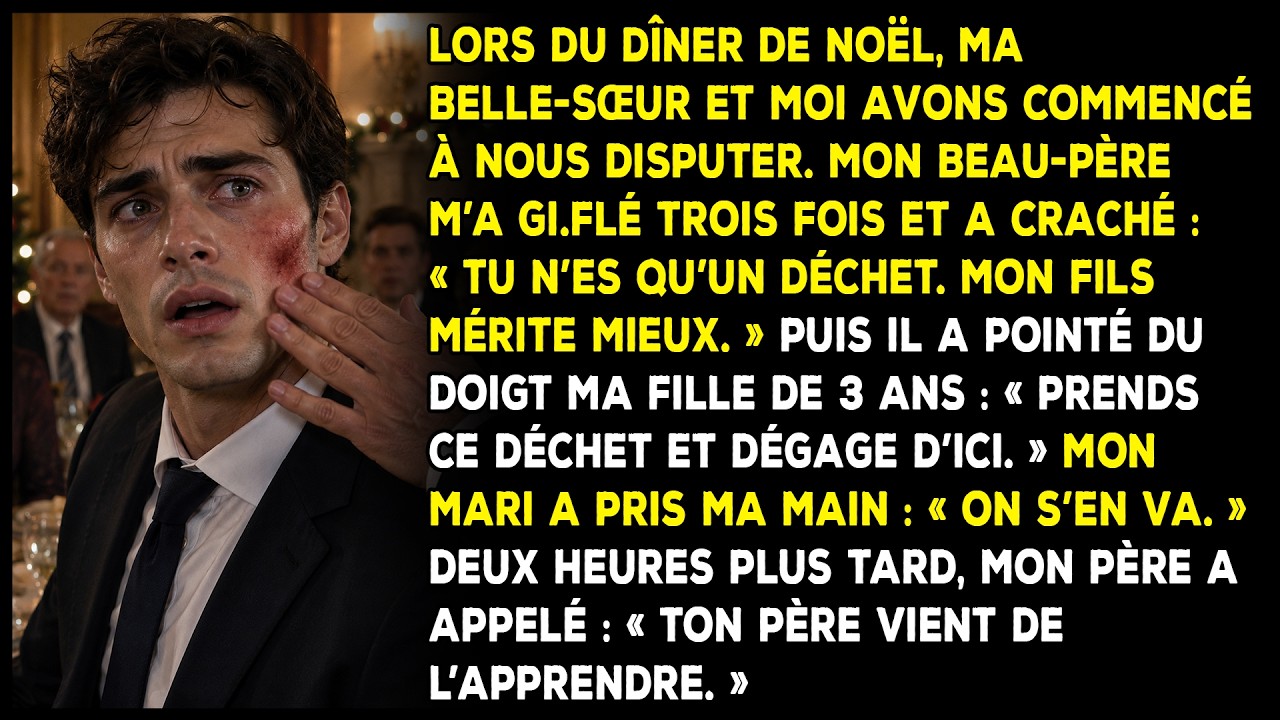 Le soir de Noël, mon père a pointé du doigt mon fils de trois ans et a lâché devant toute la famille : « Ce gamin n’est qu’un fardeau, une mauvaise graine née d’un mariage raté. » Ma femme s’est...