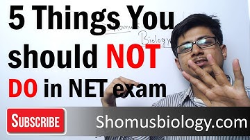 5 things you should not do in CSIR NET exam - CSIR UGC NET jrf preparation