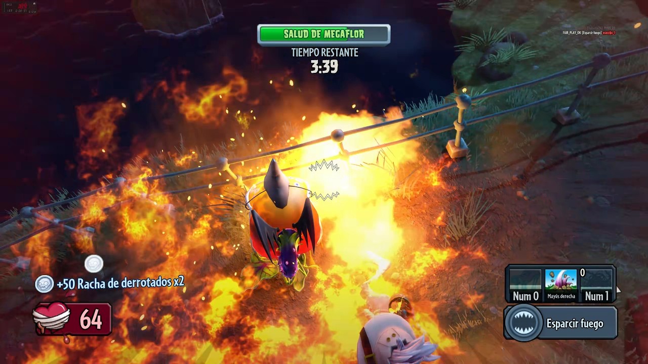 Plants vs Zombies Garden Warfare™   CARNÍVORA DE FUEGO .. Plataforma PC