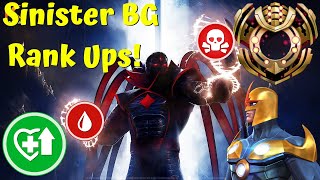 Sinister Rank Ups! BGs Week 4 Meta Preparation! Crit Me With Your Best Shot!- Marvel Contest Champs
