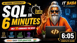 SQL Basics Explained in Hindi 🚀 | Learn Fast (Beginner Friendly) - IT Baba by NotebookLM
