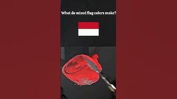 What do mixed flag colors make? #satisfying #asmr #satisfyingasmr #oddlysatisfyingasmr #colormixing