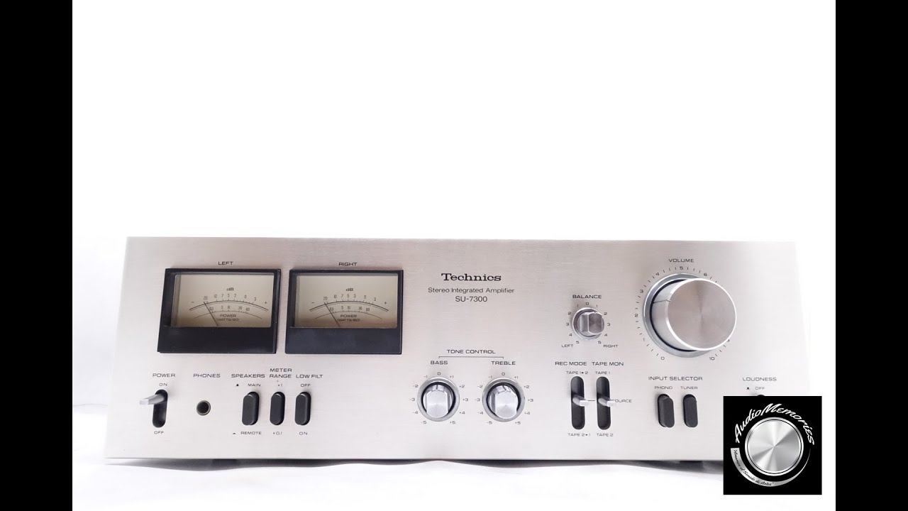 Amplificador Technics SU-7300 - YouTube