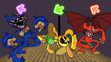 FNF Character Test | Gameplay VS Playground | VS HUGGY WUGGY | VS BUNZO | VS SCARED LARRY