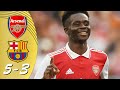HIGHLIGHTS Arsenal 5 3 Barcelona RESUMEN All Goals Highlights