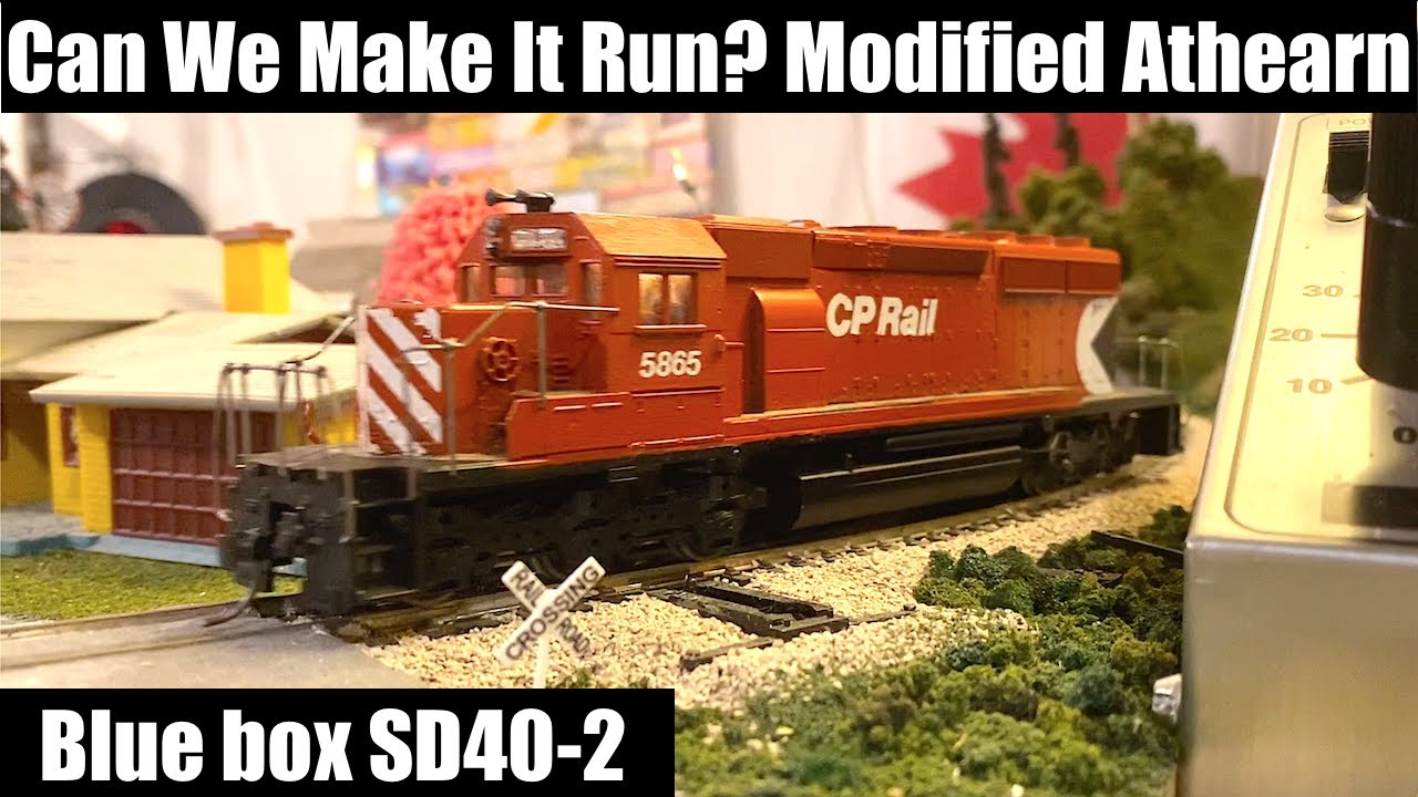 Can We Make it Run? Modified Athearn SD40-2 "Blue Box"