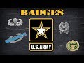 Explaining US Army badges