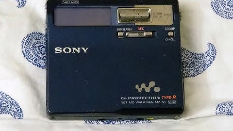 Sony MD Player MZ N1 Fix Not Record Issue Repair MiniDisc Blankdisc