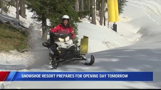 Snowshoe Resort prepares for opening day tomorrow