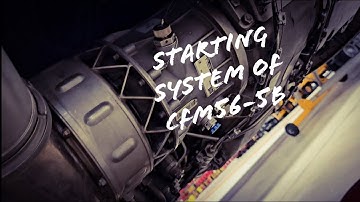 How starting system of CFM-56-5B works