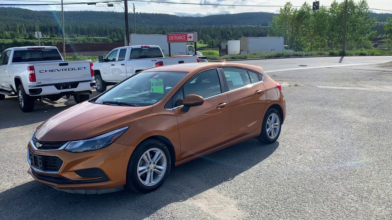 20T131AA 2017 Chevy Cruze LT 30754 km 16995 or 141.03