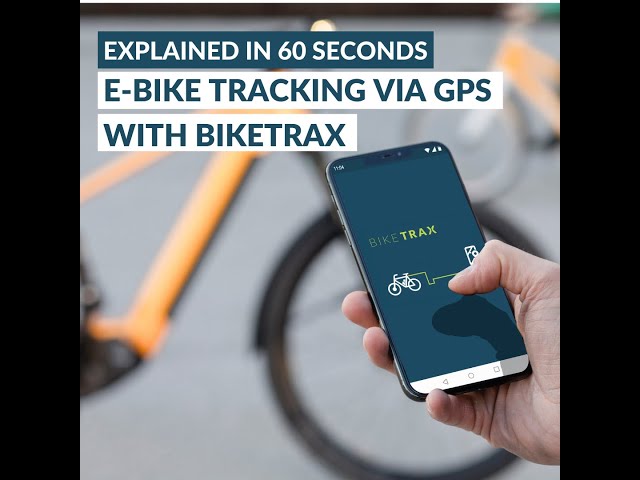 mixer råd træfning E-Bike Tracking via GPS with BikeTrax - YouTube