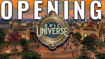 Epic Universe Opening Date REVEALED!