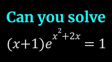 A Nonstandard Equation With Exponentials