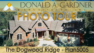 Craftsman house plan with a walkout basement foundation | The Dogwood Ridge