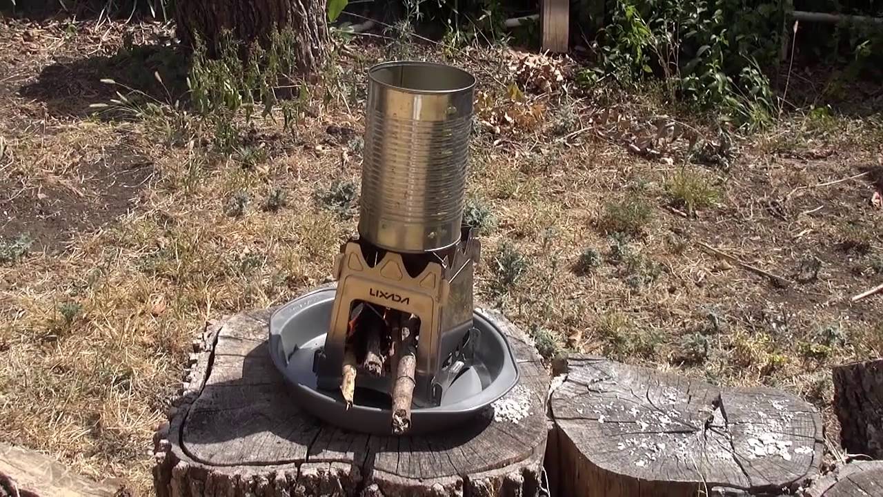 lixada folding wood stove