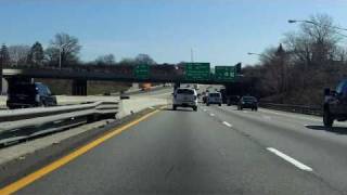 Bergen - Passaic Expressway (Interstate 80 Exits 62 to 68) eastbound (Local Lanes)