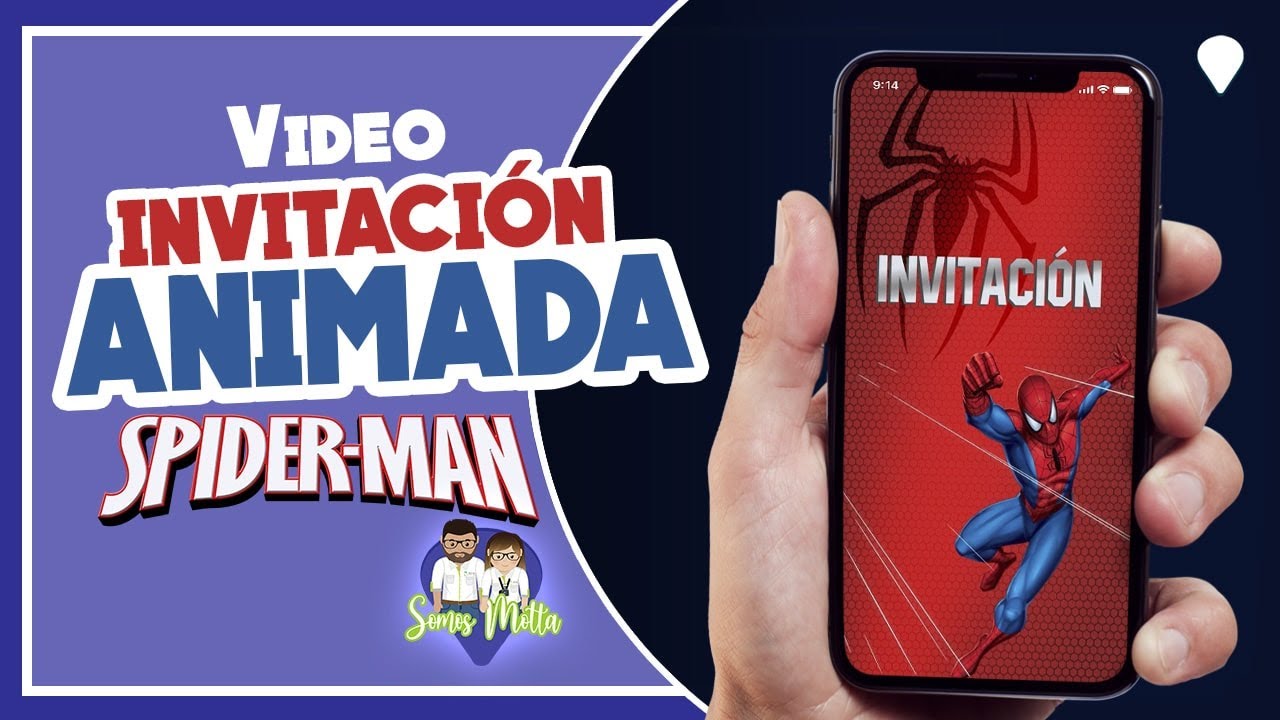 Tarjeta INVITACIÓN Digital SPIDERMAN Hombre Araña - YouTube