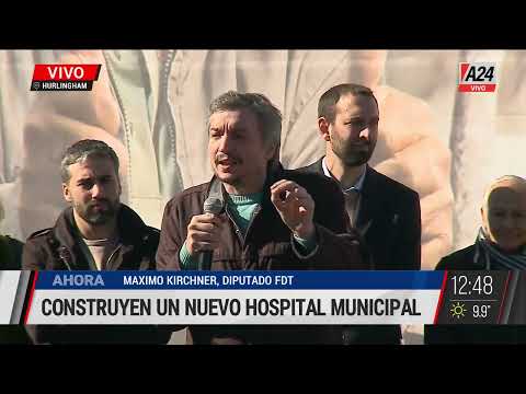 Acto de Máximo Kirchner en Hurlingham: "Paciencia, sino la pudrimos"