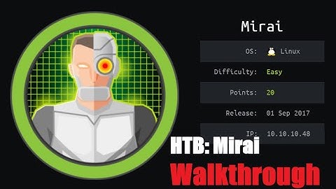 Mirai Walkthrough | HTB Retired | TJ NULL OSCP like Boxes | HackTheBox