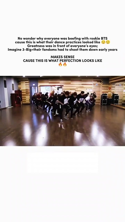 MAKES SENSE CAUSE THIS IS WHAT PERFECTION LOOKS LIKE No wonder why everyone beefing with rookie BTS