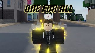 [YBA] One For All Spec!