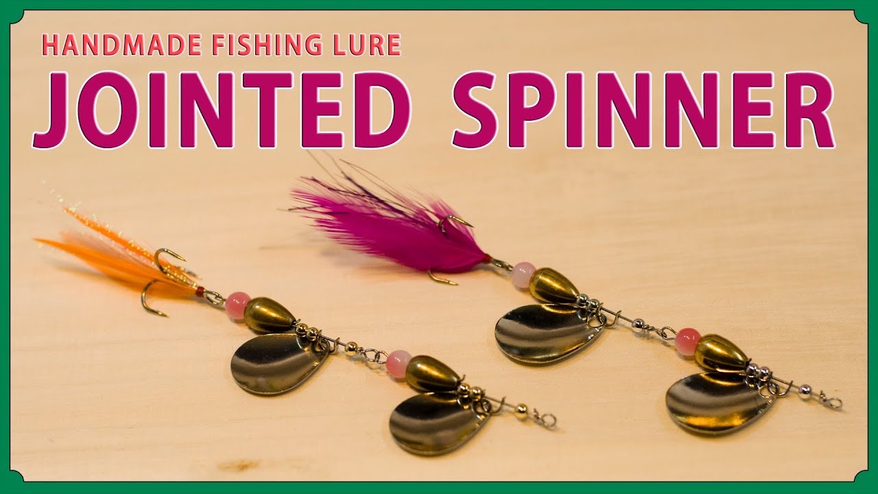 Making a double blade spinner lure / ダブルブレード仕上げの
