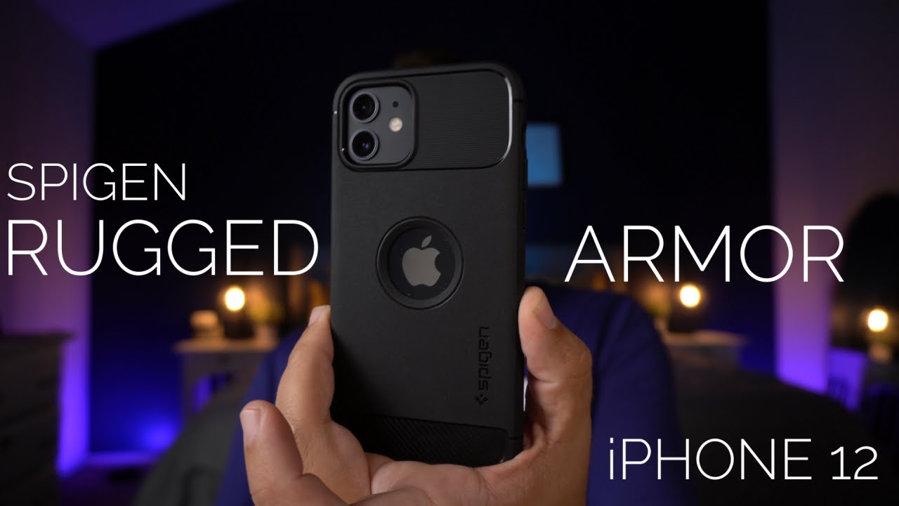 iPhone 12 & iPhone 12 Pro Case - Spigen Rugged Armor 