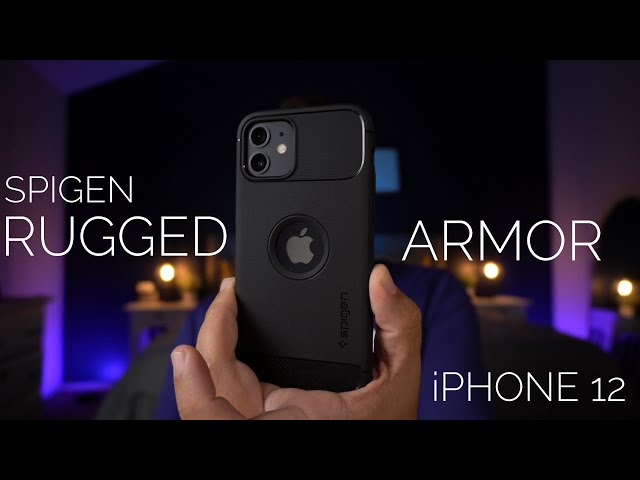 iPhone 12 & iPhone 12 Pro Case - Spigen Rugged Armor 