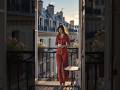 Girl In Red Night Suit Enjoying Paris View ParisVibes MorningMood Girl In Red Night Suit Enjoying Paris View ParisVibes MorningMood