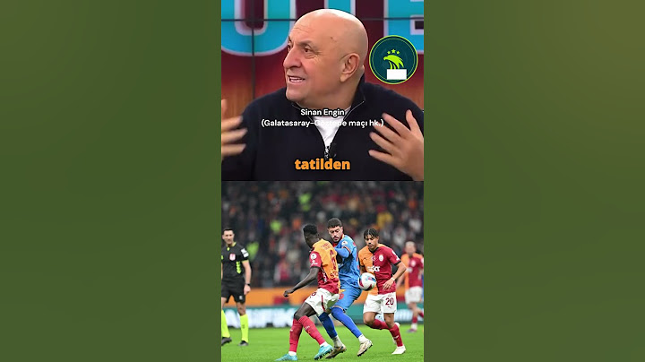 🗣️ Sinan Engin:“Göztepe bugün Galatasaray'a top oynatmadı!”