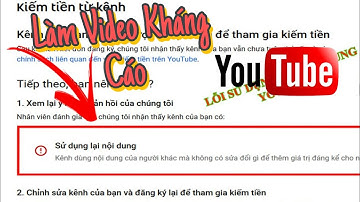 Cách Làm Video Kháng Cáo Kênh Bị Tắt Kiếm Tiền Do Sử Dụng Lại Nội Dung