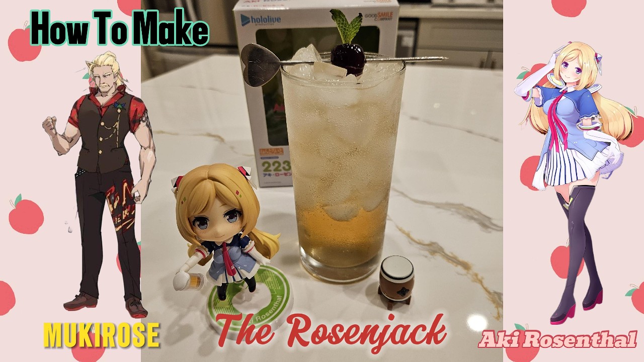 🍎 Happy Birthday Aki 🍎 | The Rosenjack #hololive #cocktail