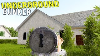 RENOVATING UNCLE'S MASSIVE UNDERGROUND BUNKER! Doomsday Prepping  House Flipper Gameplay