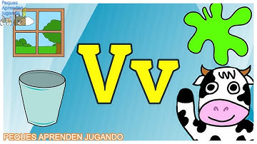 Abecedario en español para niños con letra mayúscula y minúscula. Video PequesAprendenJugando