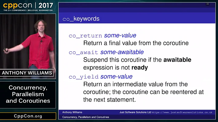 CppCon 2017: Anthony Williams Concurrency, Paralle...