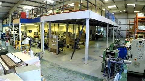 Mezzanine Floor Installation Time lapse Video Cubex Contracts