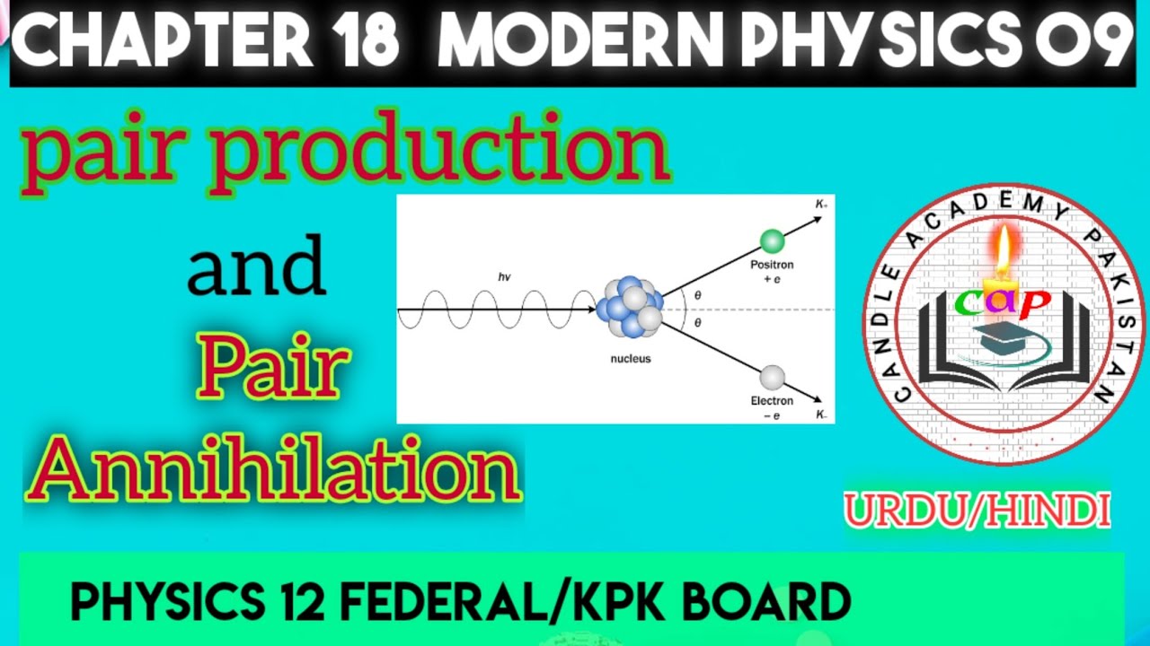 pair production and pair annihilation | modern physics 09 | class 12 ...